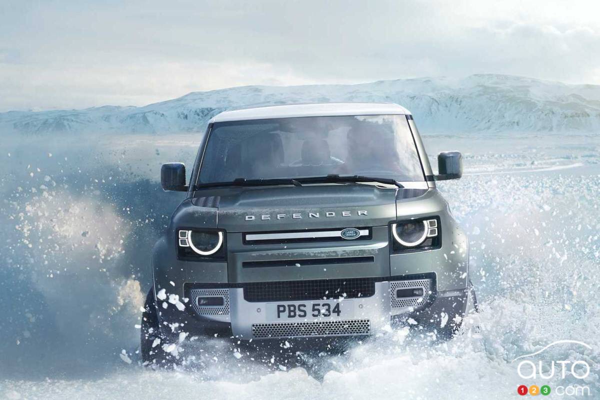 Land Rover Defender 90, avant