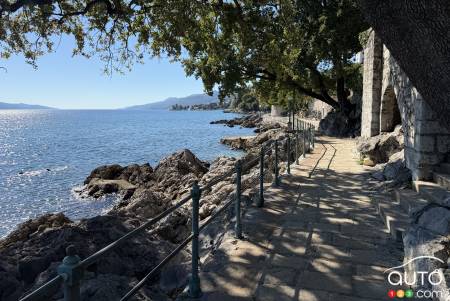 Lungomare boardwalk, in Opatija