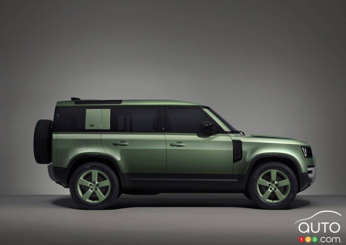 75e anniversaire de Land Rover | Une édition verte du Defender pour ...