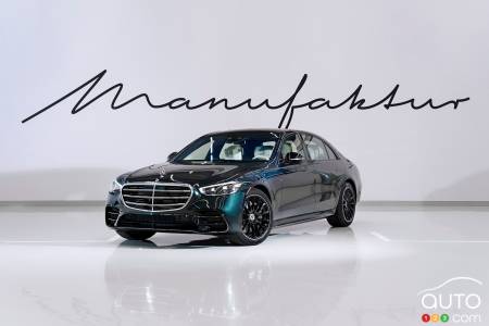 La nouvelle Mercedes Classe S unique donnée au golfeur Bernhard Lamger