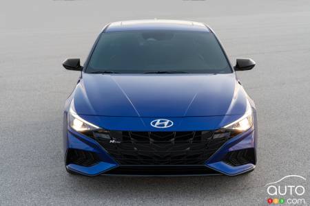 Hyundai Elantra N Line 2021, avant