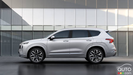 Hyundai Santa Fe 2021 (version Calligraphy), profil