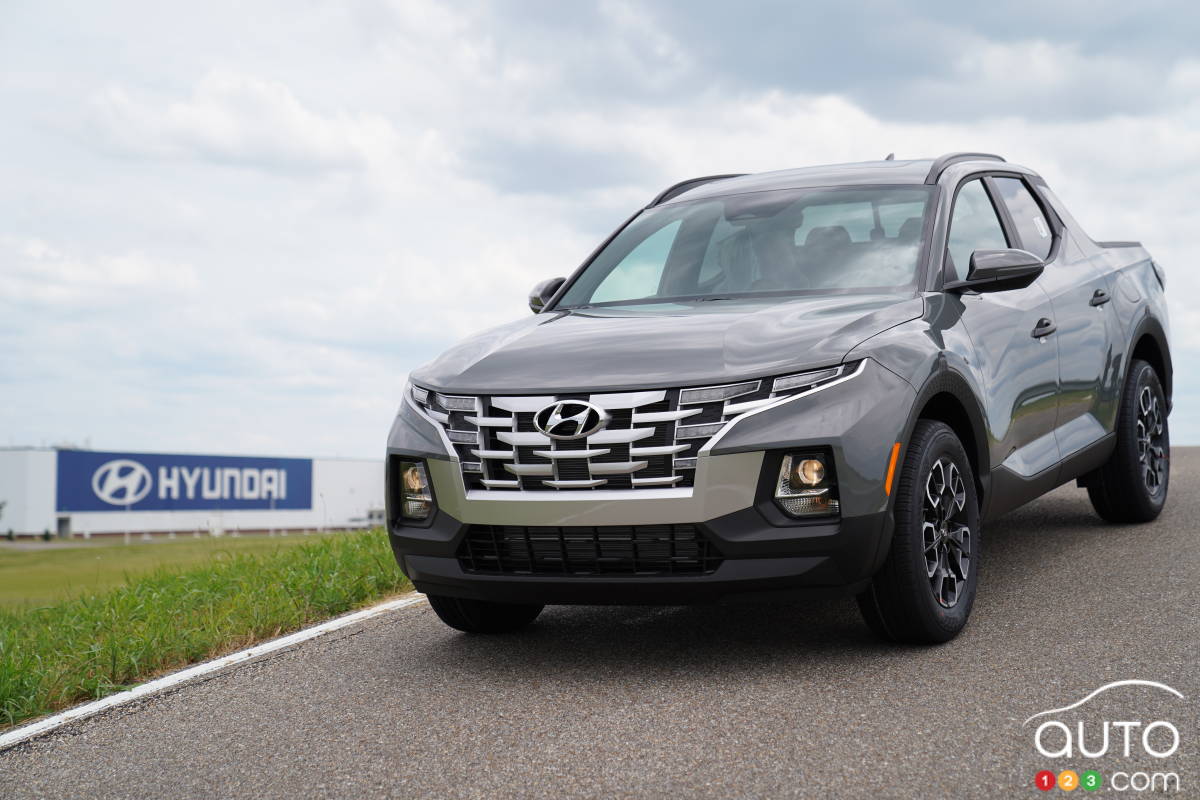 Start of production of the Hyundai Santa Cruz Car News Auto123