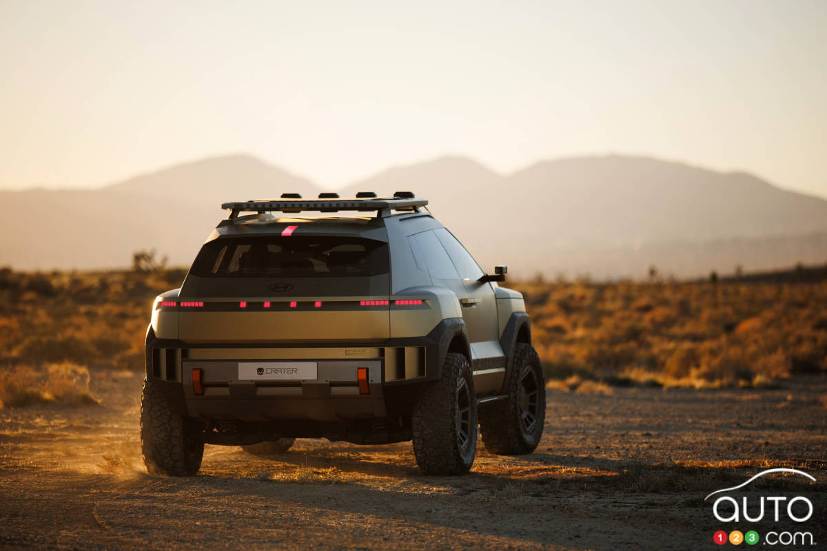 Le concept Crater de Hyundai, arrière
