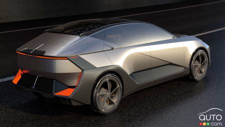 Design extérieur du concept Lexus LF-ZL