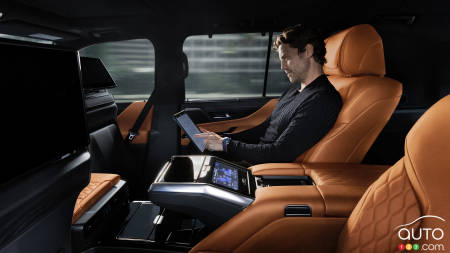 Interior of 2024 Lexus LX 600
