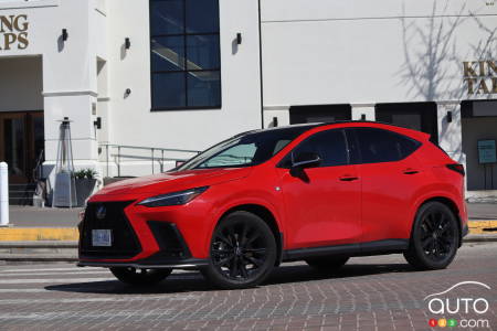 Design du nouveau Lexus NX 350 F Sport 2023