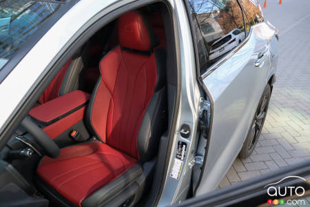Seating of 2023 Lexus RX500h