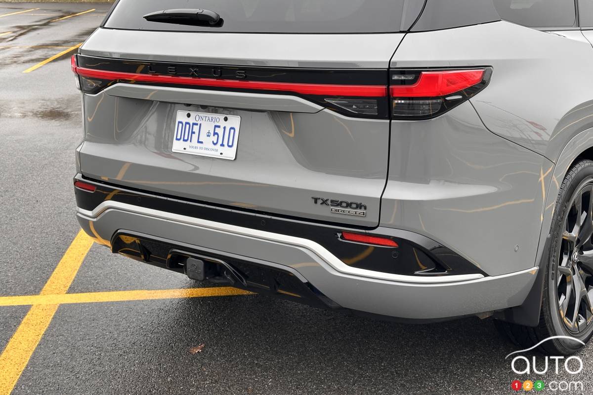 Lexus TX 500h 2026, feux