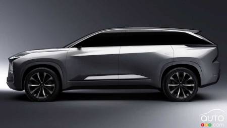 Concept Lexus Electrified SUV, profil