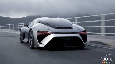 The Lexus Electrified Sport concept - Back