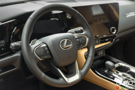 2022 Lexus NX, steering wheel