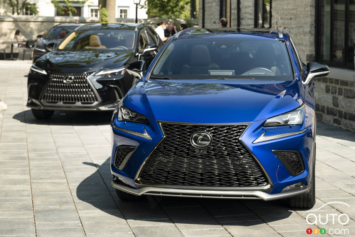 Lexus NX 2022, avant