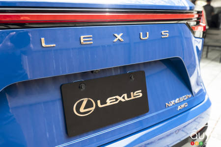 2022 Lexus NX, rear hatch