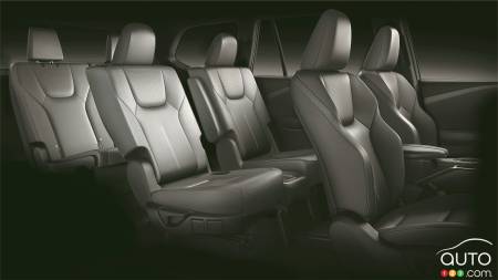 Interior of 2024 Lexus TX