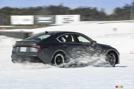 Lexus winter drive event