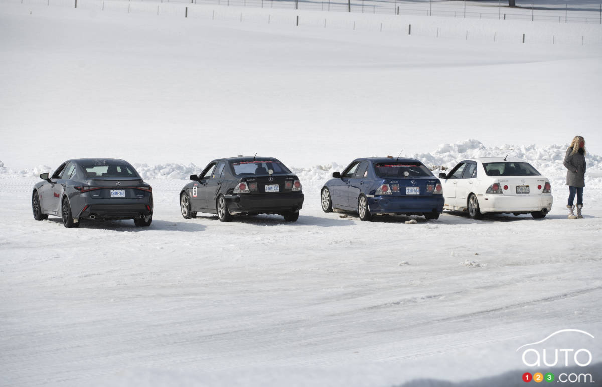 Des Lexus prêtes pour attaquer la neige et la glace
