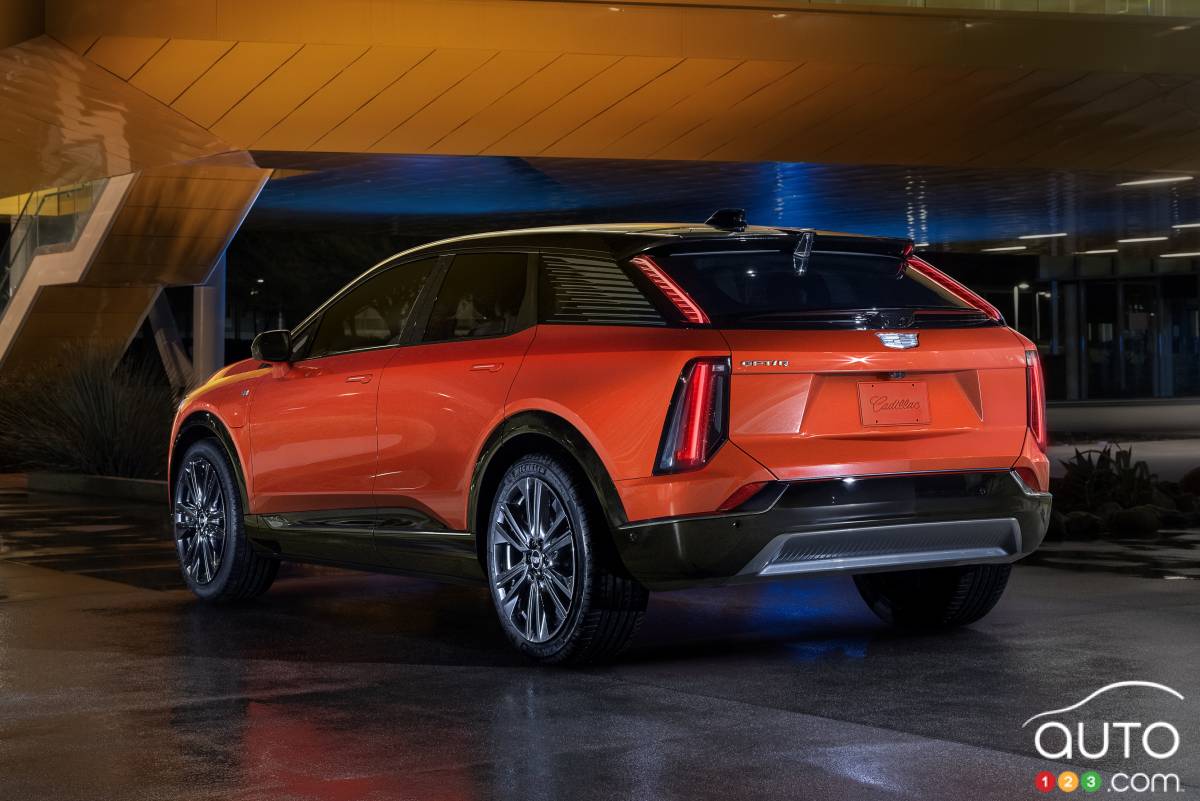 Cadillac Optiq 2025, trois quarts arrière