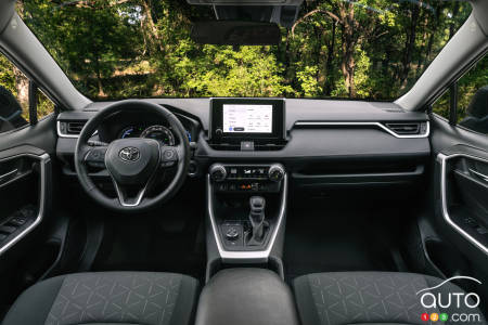 Interior of Toyota RAV4