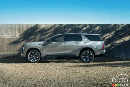 2026 Cadillac Escalade IQL, in profile
