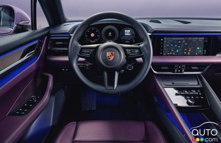 Porsche Macan Turbo 2024, intérieur