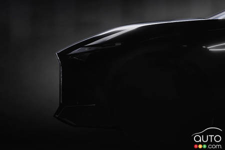 Lexus electric SUV concept, profile, front