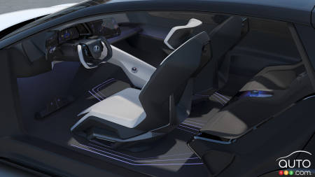 The Lexus LF-Z Electrified concept, interior