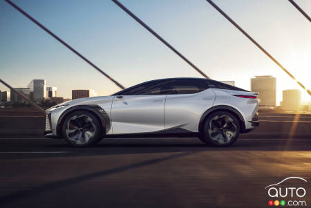 The Lexus LF-Z Electrified concept, profile
