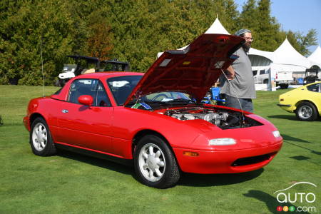 Une Mazda Miata 1990 avec seulement 29 miles au compteur