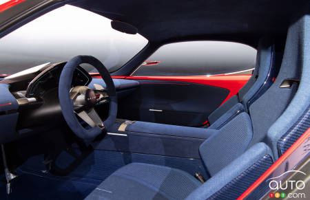 Interior of Mazda Iconic SP concept