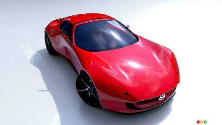 Mazda Iconic SP concept red