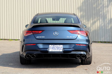 2020 Mercedes-AMG CLA 45 4MATIC+, rear