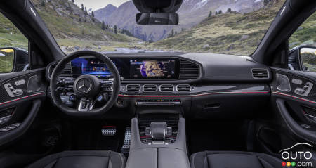 Interior of 2026 Mercedes-AMG GLE 53 Hybrid