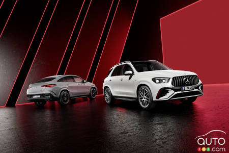 Le Mercedes-AMG GLE 53 Hybride 2026, en versions coupe et VUS