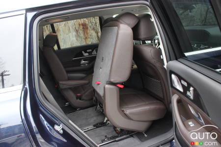 Mercedes-Benz GLS 450 2021, sièges arrière