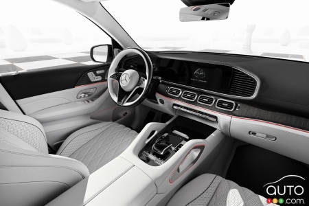 Interior of Mercedes-Maybach Night Series model