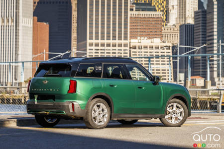 Design extérieur du Mini Countryman électrique 2025