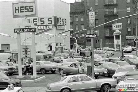 44e rue, à la hauteur de la 10e avenue, en 1979
