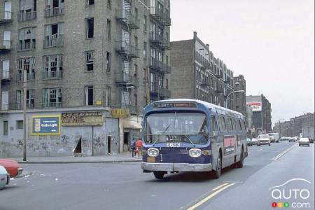 Intersection of Hunts Point and Seneca Avenues, 1981