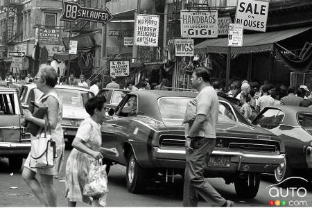 Rue Rivington, en 1970