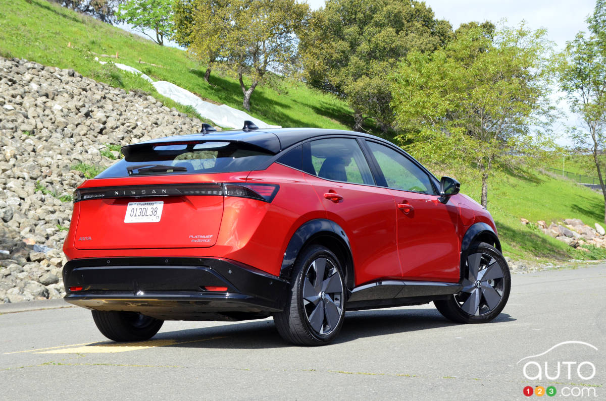 Le Nissan Ariya e-4orce