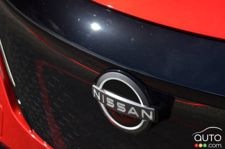 Écusson sur le Nissan Ariya E 4orce Platinum 2023