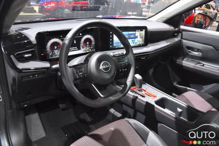 Interior of 2025 Nissan Kicks