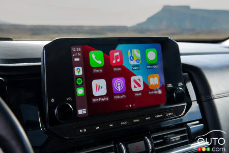 Touchscreen of 2022 Nissan Pathfinder