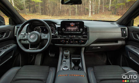 Interior of the new 2023 Nissan Pathfinder