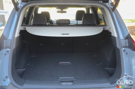 Nissan Rogue, coffre