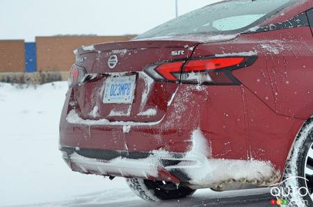 2021 Nissan Versa, rear section