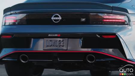Rear of the all-new Nissan Z Nismo