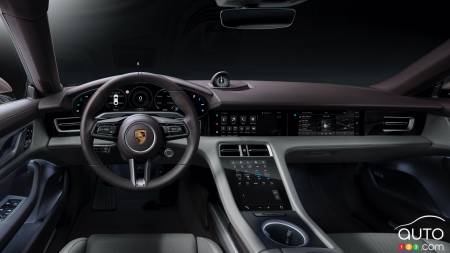 Porsche Taycan 2021 à propulsion, intérieur