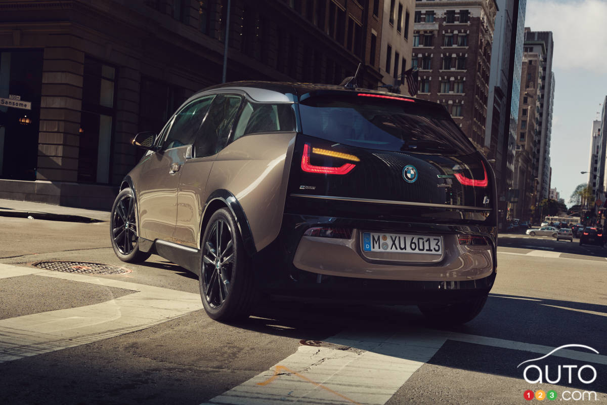 BMW i3, trois quarts arrière